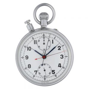Swiss chromed Olympic split seconds chronograph Circa 1961