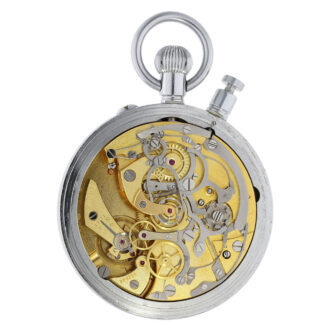 Swiss chromed Olympic split seconds chronograph Circa 1961
