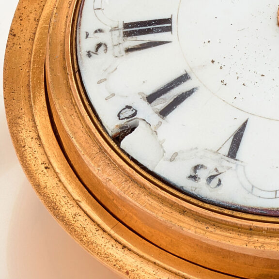 Dutch verge pocket watch in 22k gold pair cases Circa 1763 Dutch verge pocket watch in 22k gold pair cases Circa 1763