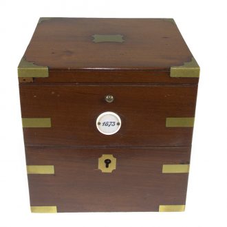 Fine English eight day power reserve deck chronometer Circa 1820