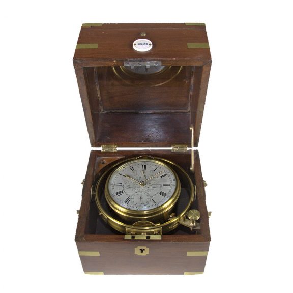 Fine English eight day power reserve deck chronometer Circa 1820 Fine English eight day power reserve deck chronometer Circa 1820
