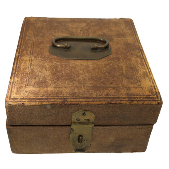 English silver carriage clock with transport box Circa 1700 English silver carriage clock with transport box Circa 1700