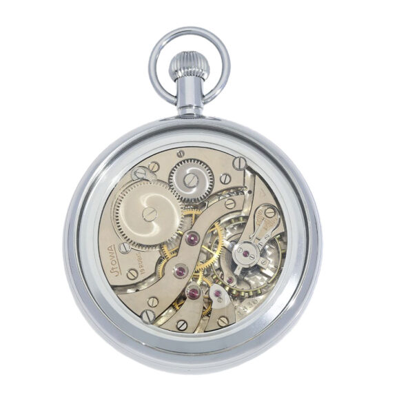 German chromed open faced military deck watch Circa 1940 German chromed open faced military deck watch Circa 1940