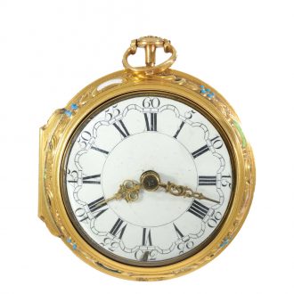 French gold and enamel verge for the Chinese market Circa 1790