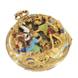 French gold and enamel verge for the Chinese market Circa 1790