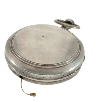 Belgian French silver coach clock in excellent original condition Circa 1810