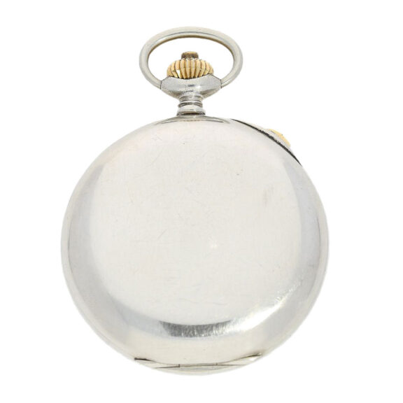 Swiss steel open faced chronograph watch Circa 1932 Swiss steel open faced chronograph watch Circa 1932