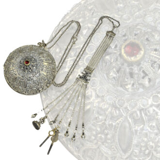 English silver small coach clock repeater with jewels Circa 1692