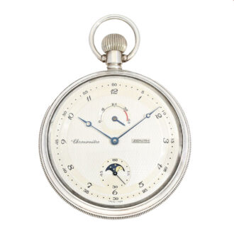 Swiss silver lever chronometer pocket watch Circa 1920 Swiss silver lever chronometer pocket watch Circa 1920