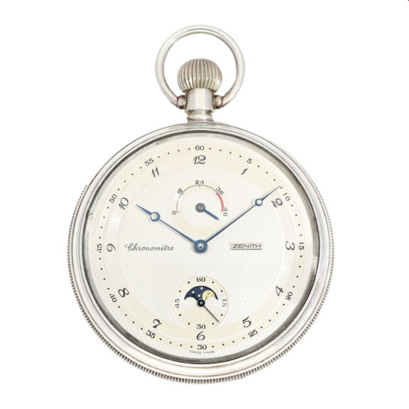 Swiss silver lever chronometer pocket watch Circa 1920 Swiss silver lever chronometer pocket watch Circa 1920