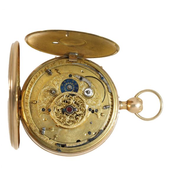 French gold repeating Jacquemart automaton Circa 1800 French gold repeating Jacquemart automaton Circa 1800