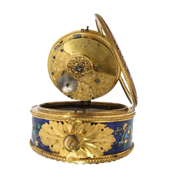 English gilt brass unique Grande Sonnerie coach watch Circa 1780 English gilt brass unique Grande Sonnerie coach watch Circa 1780