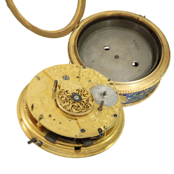English gilt brass unique Grande Sonnerie coach watch Circa 1780 English gilt brass unique Grande Sonnerie coach watch Circa 1780
