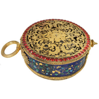 English gilt brass unique Grande Sonnerie coach watch Circa 1780