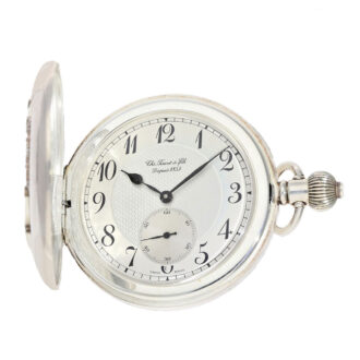 Swiss silver hunting cased "Tsar"pocket watch Circa 1853