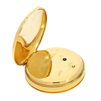 Swiss musical lever watch with automaton and alarm Circa 2010