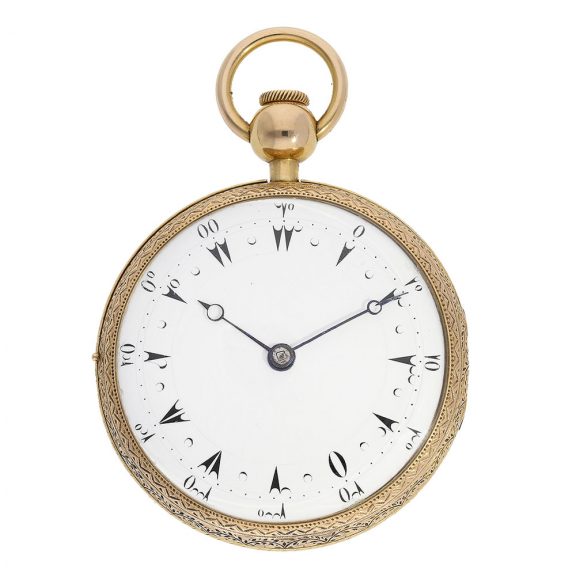 The Ottoman enamel dial has Breguet steel hands The Ottoman enamel dial has Breguet steel hands
