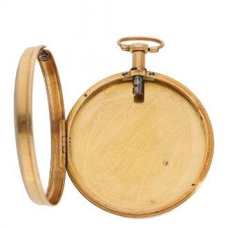 French important 18 carat gold pocket chronometer Circa 1792
