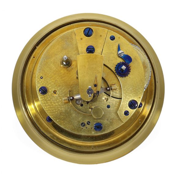 English fine marine chronometer with power reserve indicator Circa 1860 English fine marine chronometer with power reserve indicator Circa 1860