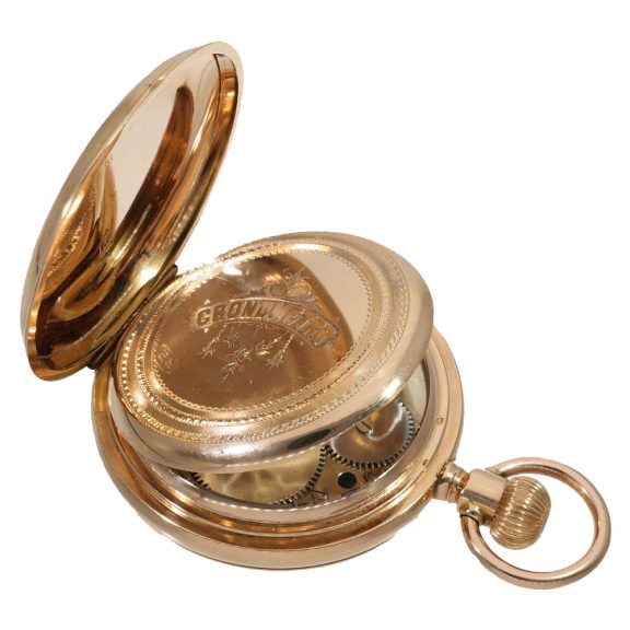 German 18K gold hunting cased quality 1A pocket watch Circa 1880 German 18K gold hunting cased quality 1A pocket watch Circa 1880