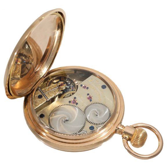 German 18K gold hunting cased quality 1A pocket watch Circa 1880 German 18K gold hunting cased quality 1A pocket watch Circa 1880