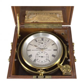 German Glashütte chronometer of the German Navy Circa 1925