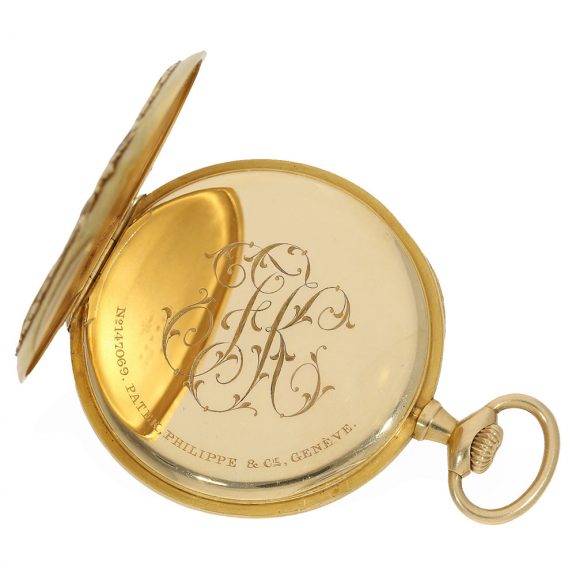 Swiss 18 carat gold and enamel high relief lever watch Circa 1907 Swiss 18 carat gold and enamel high relief lever watch Circa 1907