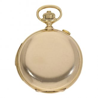 Swiss 18 carat gold complicated watch with nine complications Circa 1905