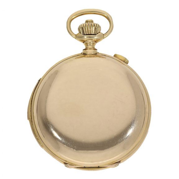 Swiss 18 carat gold complicated watch with nine complications Circa 1905 Swiss 18 carat gold complicated watch with nine complications Circa 1905