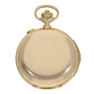 Swiss 18 carat gold complicated watch with nine complications Circa 1905