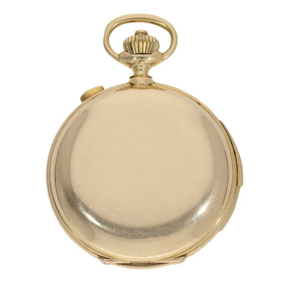 Swiss 18 carat gold complicated watch with nine complications Circa 1905 Swiss 18 carat gold complicated watch with nine complications Circa 1905