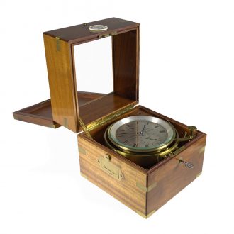English deck chronometer with eight day movement Circa 1920
