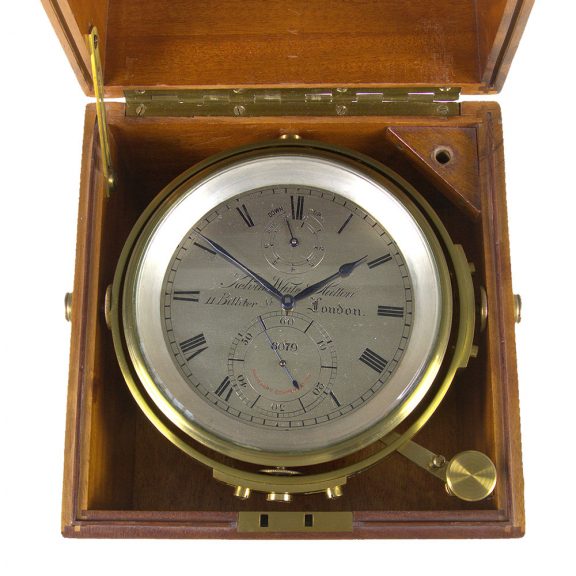English deck chronometer with eight day movement Circa 1920 English deck chronometer with eight day movement Circa 1920