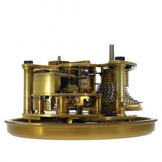 English brass marine deck chronometer eight day chronometer Circa 1820