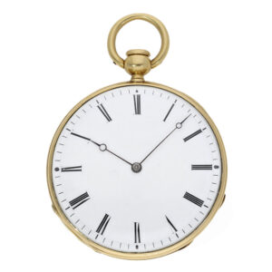 Swiss 18 carat gold historically important Lépine watch Circa 1842