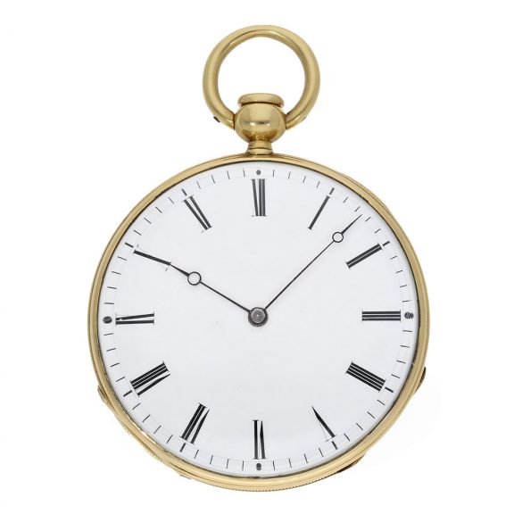 Swiss 18 carat gold historically important Lépine watch Circa 1842