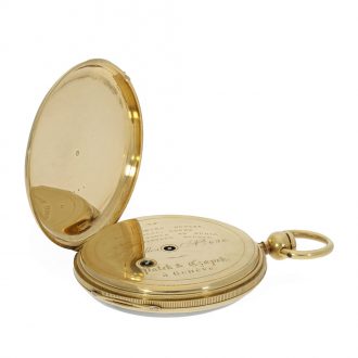 Swiss 18 carat gold historically important Lépine watch Circa 1842