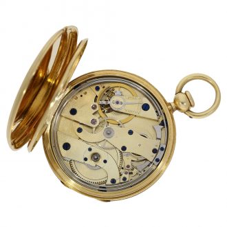 Swiss 18 carat gold historically important Lépine watch Circa 1842