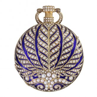 Swiss pocket watch with oriental pearls and repeater Circa 1810