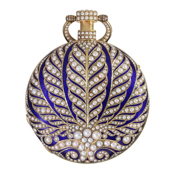 Swiss pocket watch with oriental pearls and repeater Circa 1810 Swiss pocket watch with oriental pearls and repeater Circa 1810