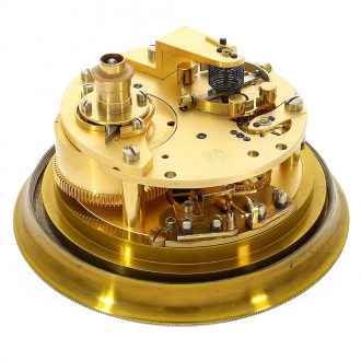 German brass marine chronometer with lever escapement Circa 1945