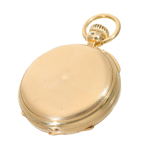 American 18 carat gold significant patented anchor chronometer watch Circa 1870 American 18 carat gold significant patented anchor chronometer watch Circa 1870