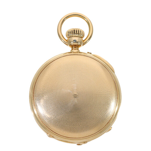 American 18 carat gold significant patented anchor chronometer watch Circa 1870 American 18 carat gold significant patented anchor chronometer watch Circa 1870
