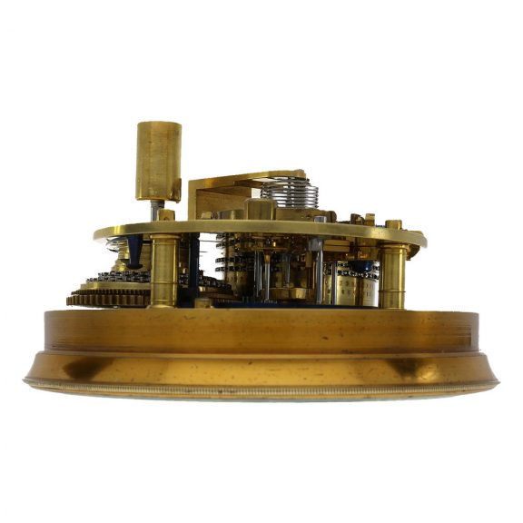 English brass marine deck chronometer marked “One day” Circa 1812 English brass marine deck chronometer marked “One day” Circa 1812