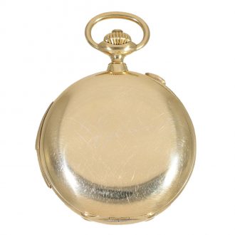 Swiss gold repeating split seconds chronograph Circa 1907