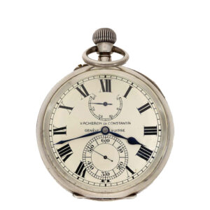 Swiss silver experimental deck chronometer “Especially Good” Circa 1919