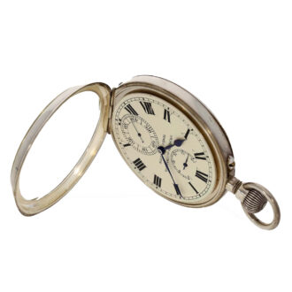 Swiss silver experimental deck chronometer “Especially Good” Circa 1919