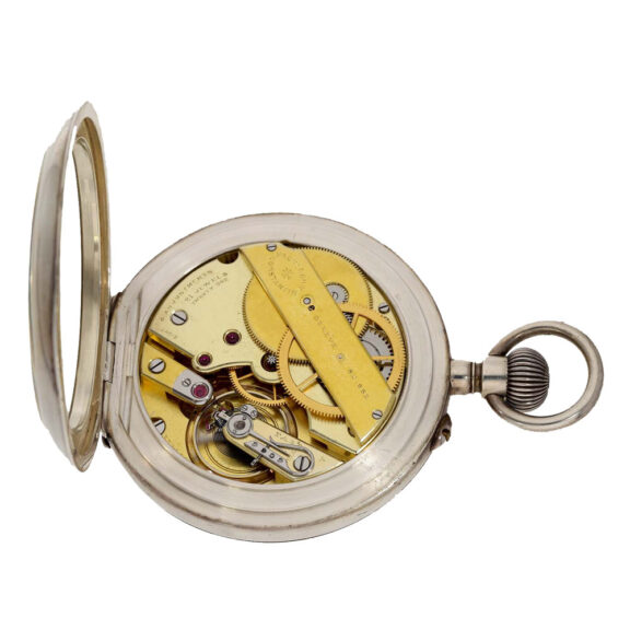 Swiss silver experimental deck chronometer “Especially Good” Circa 1919 Swiss silver experimental deck chronometer “Especially Good” Circa 1919