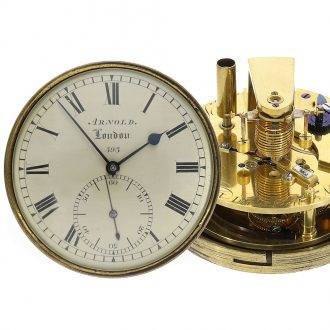 English round brass case so called box chronometer Circa 1824