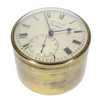 English round brass case so called box chronometer Circa 1824